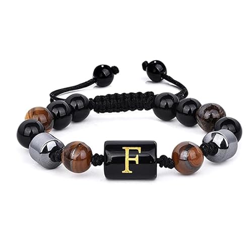 LIUYUYOUGO Edelstein Armband 8 Mm Perlenarmbänder Für Herren Mit Dreilagigem Anfangsbuchstaben Aus Naturstein Tigerauge Schwarzem Obsidian Und Hämatitperlen Armband Mit Dem Buchstaben Az Handgefe LIUYUYOUGO Edelstein Armband 8 Mm Perlenarmbänder Für Herren Mit Dreilagigem Anfangsbuchstaben Aus Naturstein Tigerauge Schwarzem Obsidian Und Hämatitperlen Armband Mit Dem Buchstaben Az Handgefe von LIUYUYOUGO