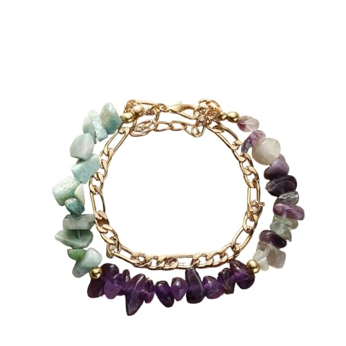 LIUYUYOUGO Edelstein Armband Sternzeichen Edelsteinarmband Für Frauen Unregelmäßige Kristallsplitter Natursteinarmbänder Modische Doppellagige Panzerkette 12 Sternbilder Armreif Chakra Schmuck G LIUYUYOUGO Edelstein Armband Sternzeichen Edelsteinarmband Für Frauen Unregelmäßige Kristallsplitter Natursteinarmbänder Modische Doppellagige Panzerkette 12 Sternbilder Armreif Chakra Schmuck G von LIUYUYOUGO