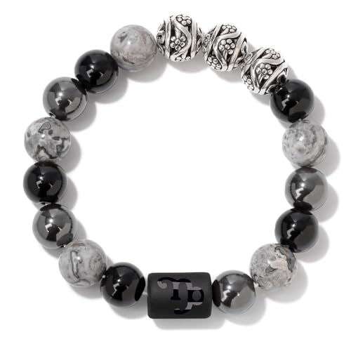 LIUYUYOUGO Edelstein Armband Sternzeichen Kristallarmband Für Frauen Und Männer Naturkarten Steinperlenarmbänder Antiker Rotierender Glücksbringer 12 Sternbilder Horoskop Astrologie Armreif Schm von LIUYUYOUGO