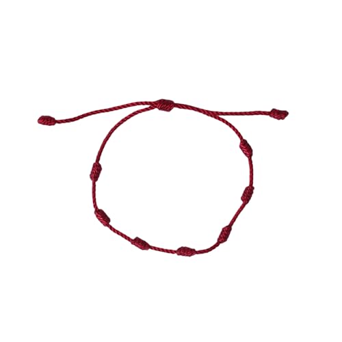 LIUYUYOUGO Freundschaftsarmbänder Armband Mit 7 Knoten Aus Roter Schnur Handgefertigt Verstellbar Rote Kordel Talisman Schutz Glück Geflochtene Armbänder Für Damen Mädchen Jungen Freunde Mutter LIUYUYOUGO Freundschaftsarmbänder Armband Mit 7 Knoten Aus Roter Schnur Handgefertigt Verstellbar Rote Kordel Talisman Schutz Glück Geflochtene Armbänder Für Damen Mädchen Jungen Freunde Mutter von LIUYUYOUGO