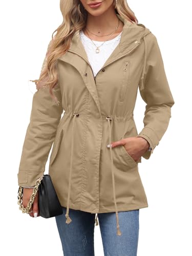 LIUYUYOUGO Mantel Damen Lang Baumwoll Trenchcoat Für Damen Winddicht Mit Kapuze Übergröße Parka Jacke Für Damen Lässig Locker Durchgehender Reißverschluss Windjacke Frühling Herbst Mittellan LIUYUYOUGO Mantel Damen Lang Baumwoll Trenchcoat Für Damen Winddicht Mit Kapuze Übergröße Parka Jacke Für Damen Lässig Locker Durchgehender Reißverschluss Windjacke Frühling Herbst Mittellan von LIUYUYOUGO