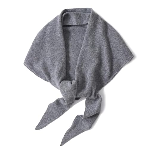 LIUYUYOUGO Stola Damen Festlich,Wollschals Und -Tücher Für Damen Weicher Kaschmirschal Eleganter Einfarbiger Dreiecksschal Warmer Strickumhang Für Den Winter Modischer Damen-Poncho-Umhang Pullove von LIUYUYOUGO