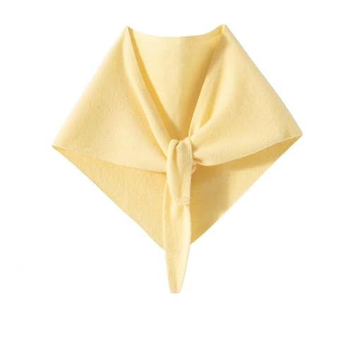LIUYUYOUGO Stola Damen Festlich Winterschals Und Tücher Für Damen Weicher Kaschmir Warmer Wollschal Eleganter Einfarbiger Dreiecksschal Gestrickter Umhang Schulterschal Für Damen Umhang Halstuch von LIUYUYOUGO