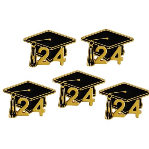 2024 Graduation Revers Pin Graduation Emaille Anstecknadel Klasse 2024 Grade Pin Brosche Congrat Graduation, 1.9*2.5 cm von LIUZHIPENG