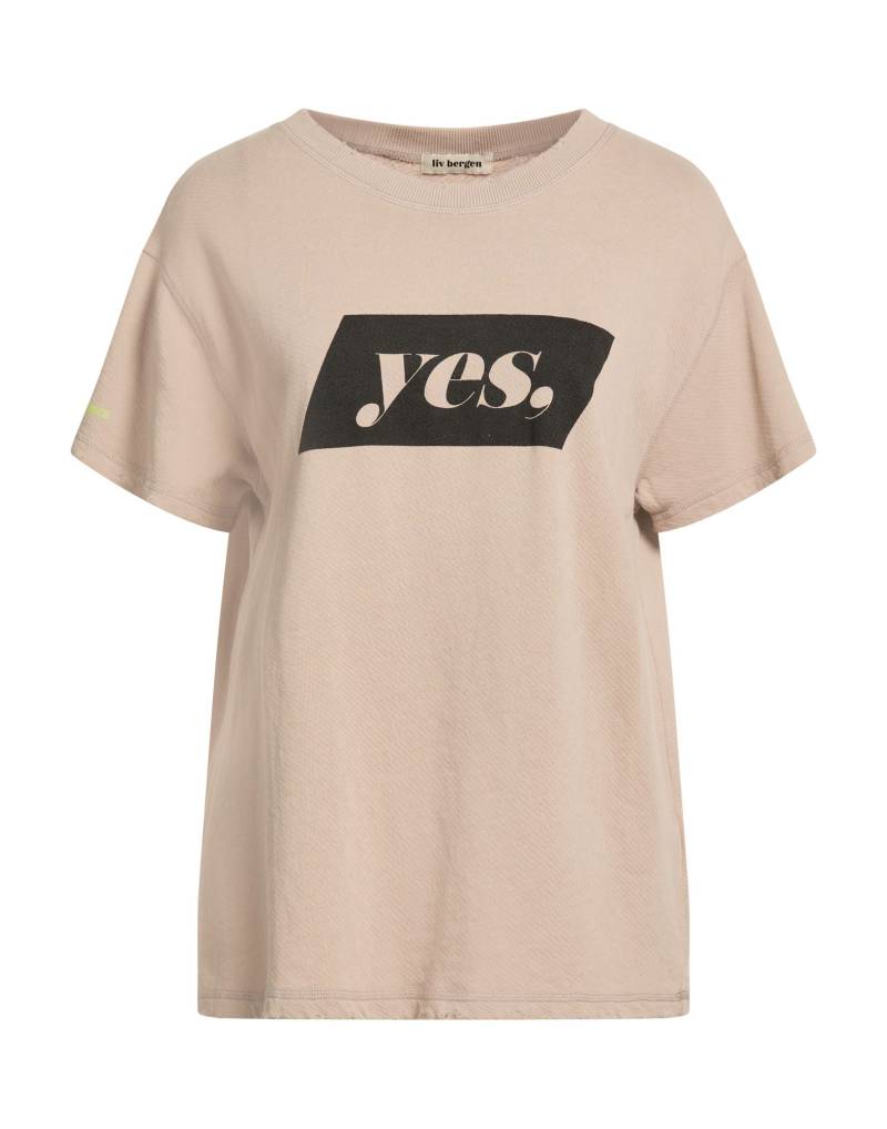 LIV BERGEN Sweatshirt Damen Beige von LIV BERGEN