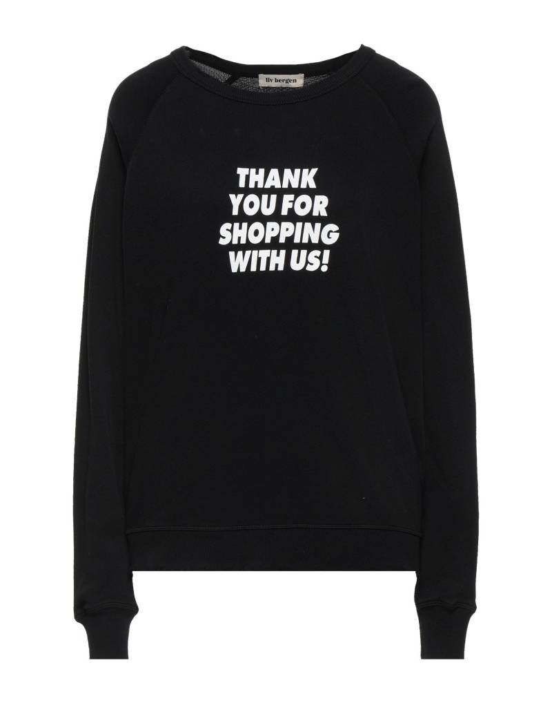 LIV BERGEN Sweatshirt Damen Schwarz von LIV BERGEN
