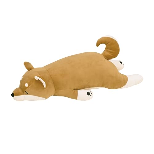 LIV HEART Comolife Cute Shiba Dog 'Kotaro' Soft & Comfortable Body Pillow, Größe: M (Größe: 55 x 24 x 13 cm) von LIV HEART
