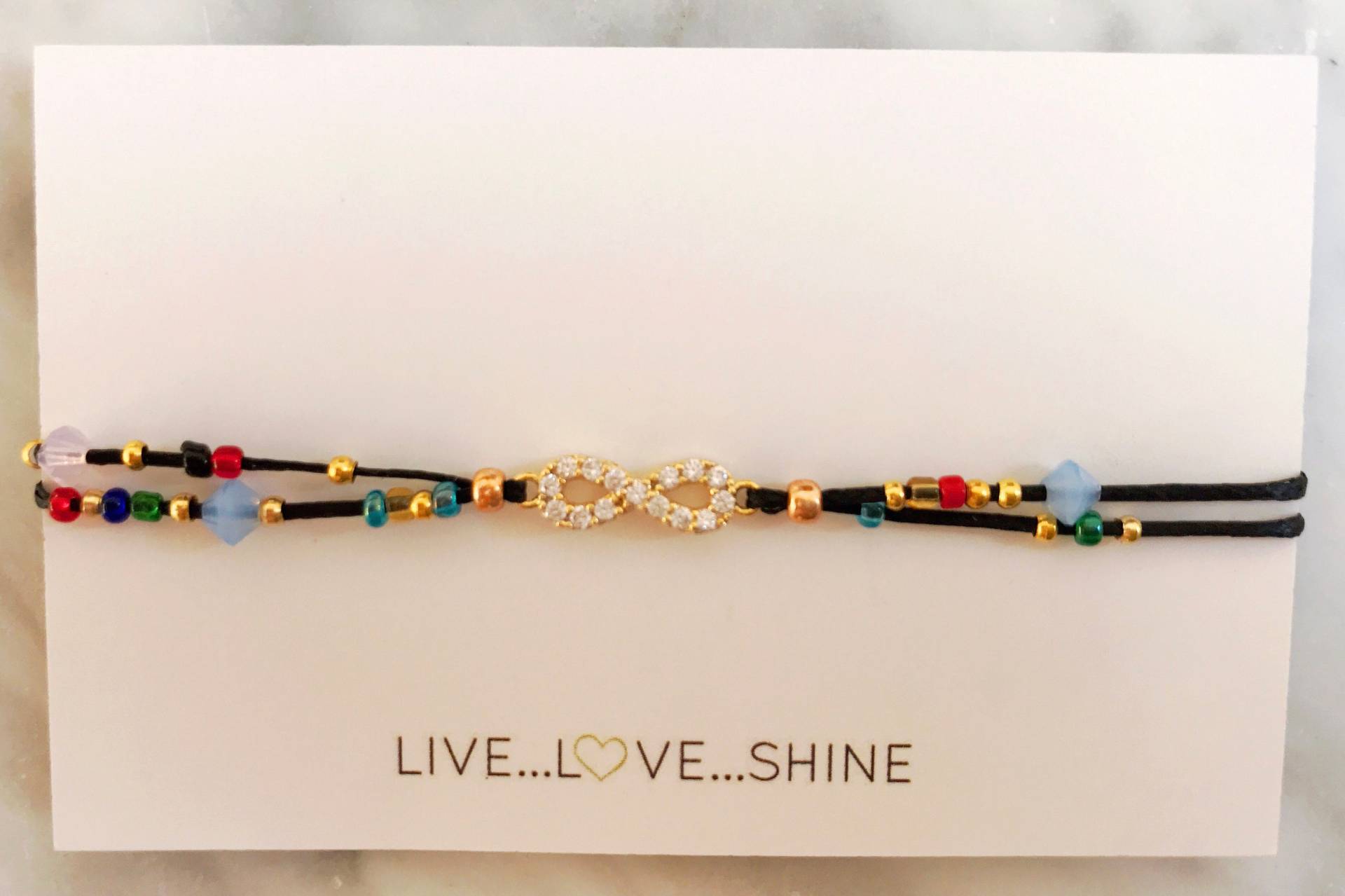 Zarte Vergoldete Knotenarmband Charme von LIVELOVESHINE13
