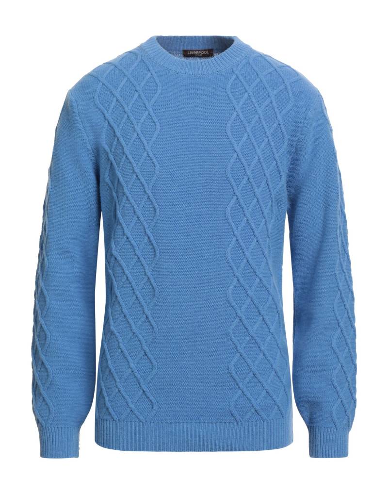 LIVERPOOL STORIES Pullover Herren Azurblau von LIVERPOOL STORIES
