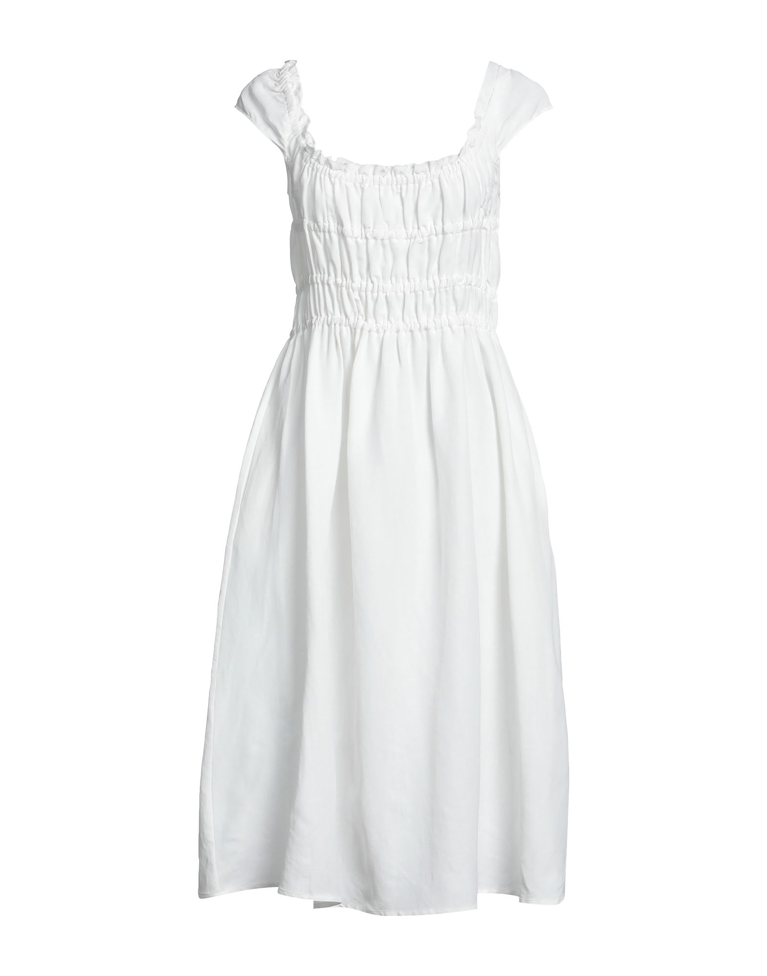 LIVIANA CONTI Midi-kleid Damen Weiß LIVIANA CONTI Midi-kleid Damen Weiß von LIVIANA CONTI