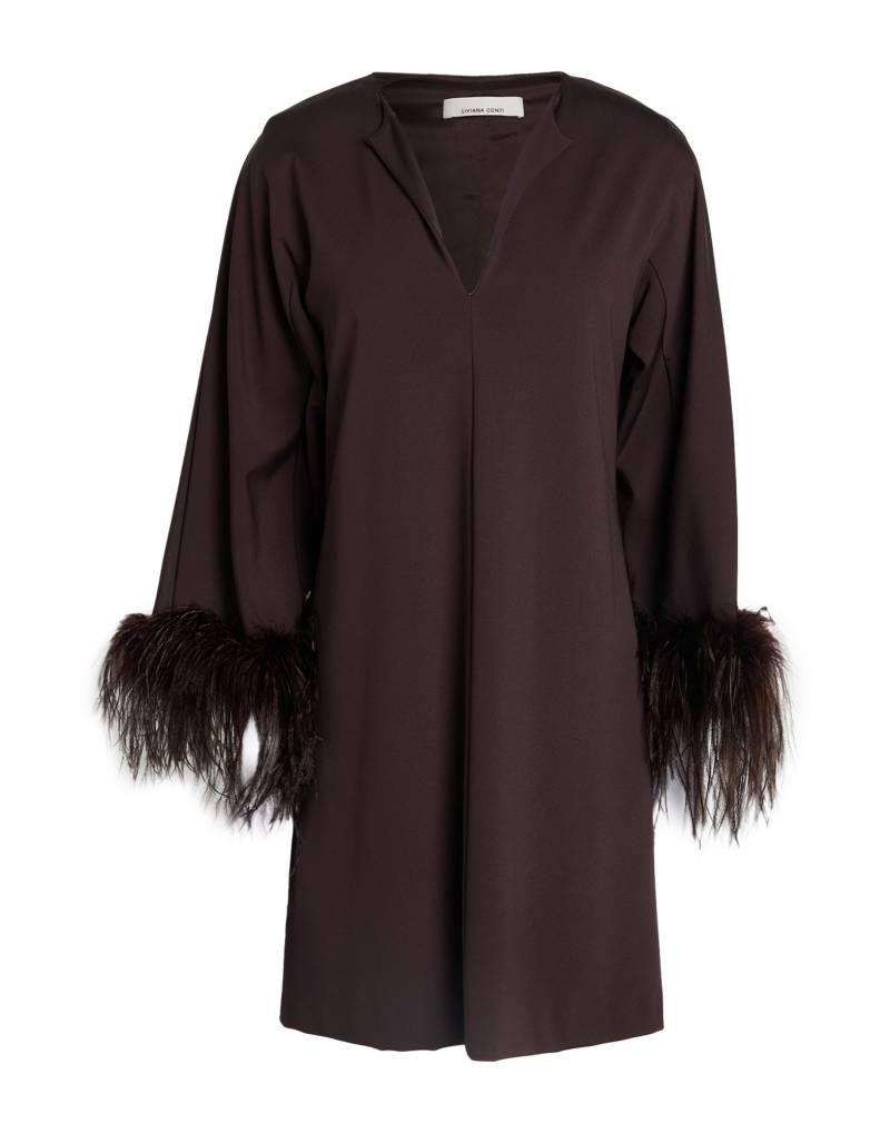 LIVIANA CONTI Mini-kleid Damen Dunkelbraun von LIVIANA CONTI
