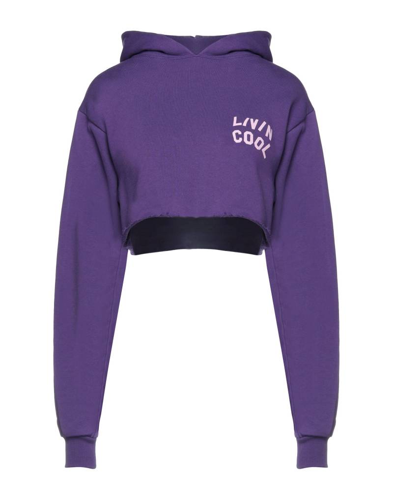 LIVINCOOL Sweatshirt Damen Violett von LIVINCOOL