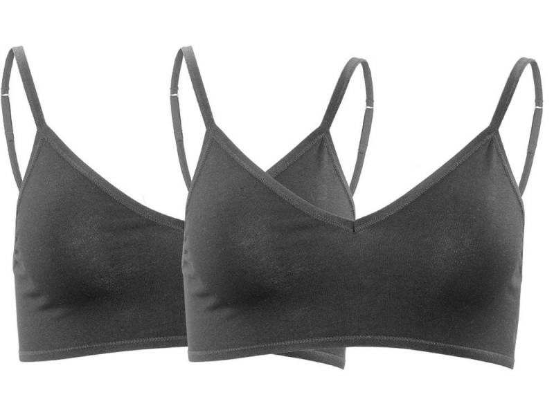 LIVING CRAFTS Bandeau-BH Living Crafts 2er-Pack Bio-Damen-Bustier 'TAMILLA' von LIVING CRAFTS