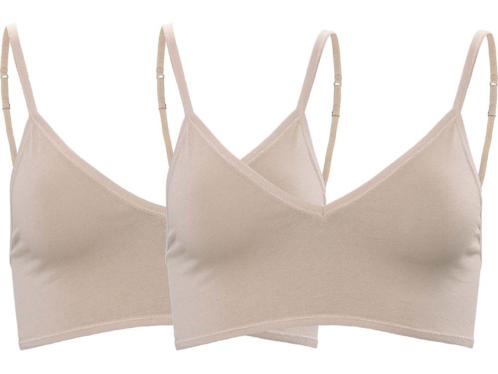 LIVING CRAFTS Bandeau-BH Living Crafts 2er-Pack Bio-Damen-Bustier 'TAMILLA' von LIVING CRAFTS
