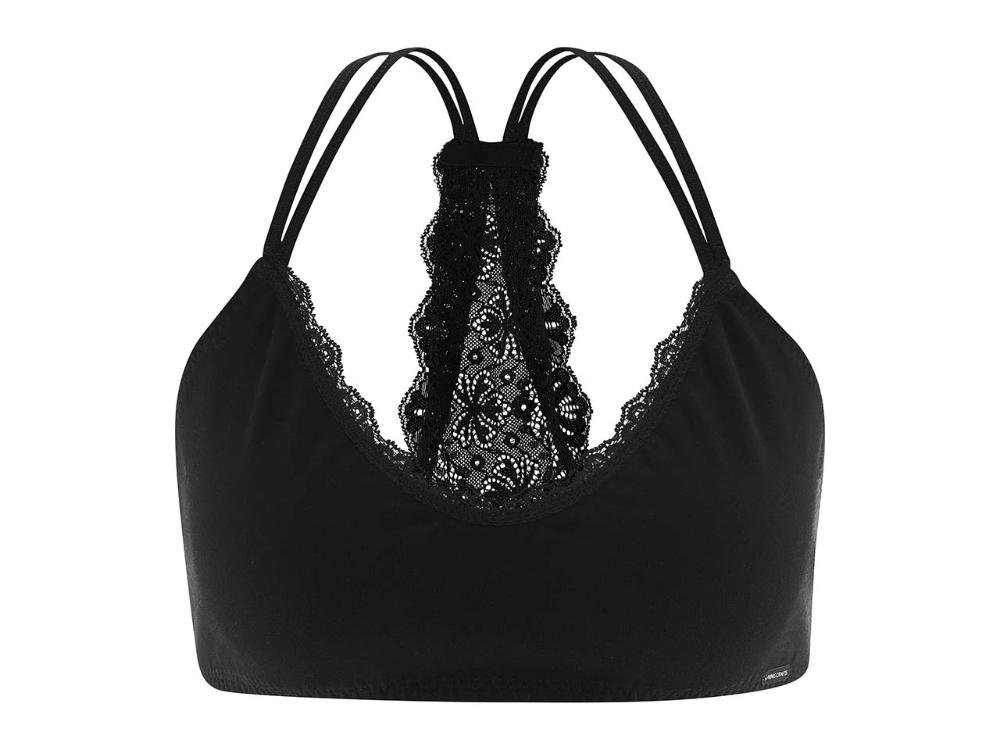 LIVING CRAFTS Bandeau-BH Living Crafts Bio-Damen-Bustier mit Spitzenausschn LIVING CRAFTS Bandeau-BH Living Crafts Bio-Damen-Bustier mit Spitzenausschn von LIVING CRAFTS