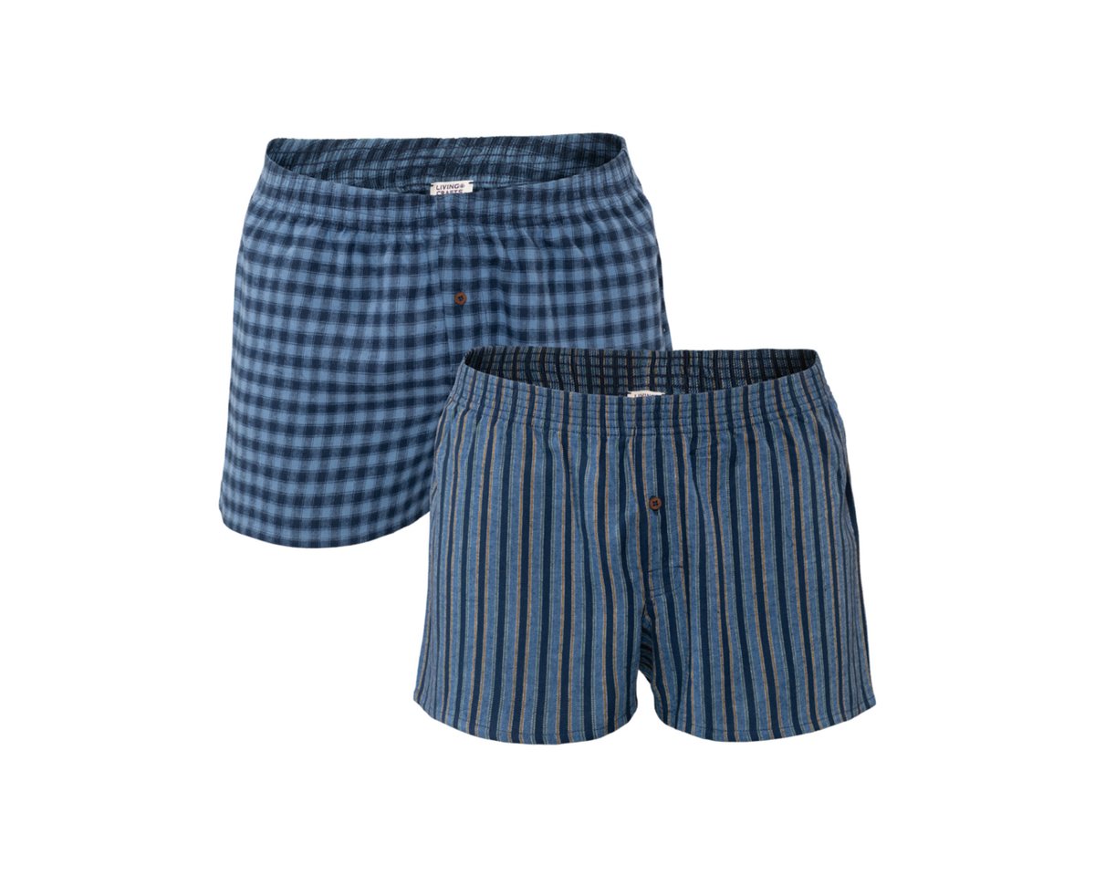 LIVING CRAFTS Boxershorts BORIS Sanftes, angenehm weiches Flanellgewebe von LIVING CRAFTS