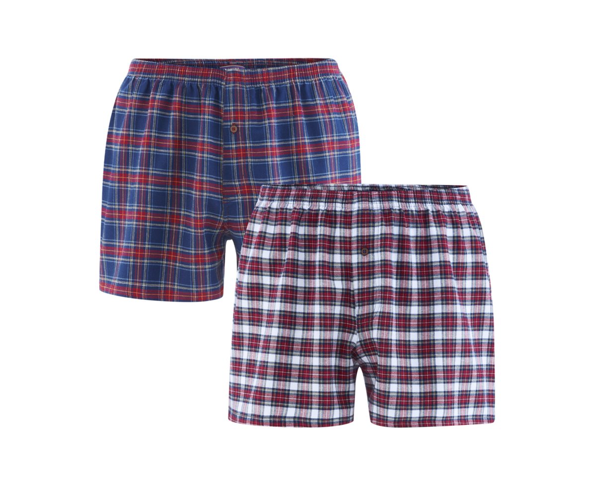 LIVING CRAFTS Boxershorts BORIS Sanftes, angenehm weiches Flanellgewebe von LIVING CRAFTS