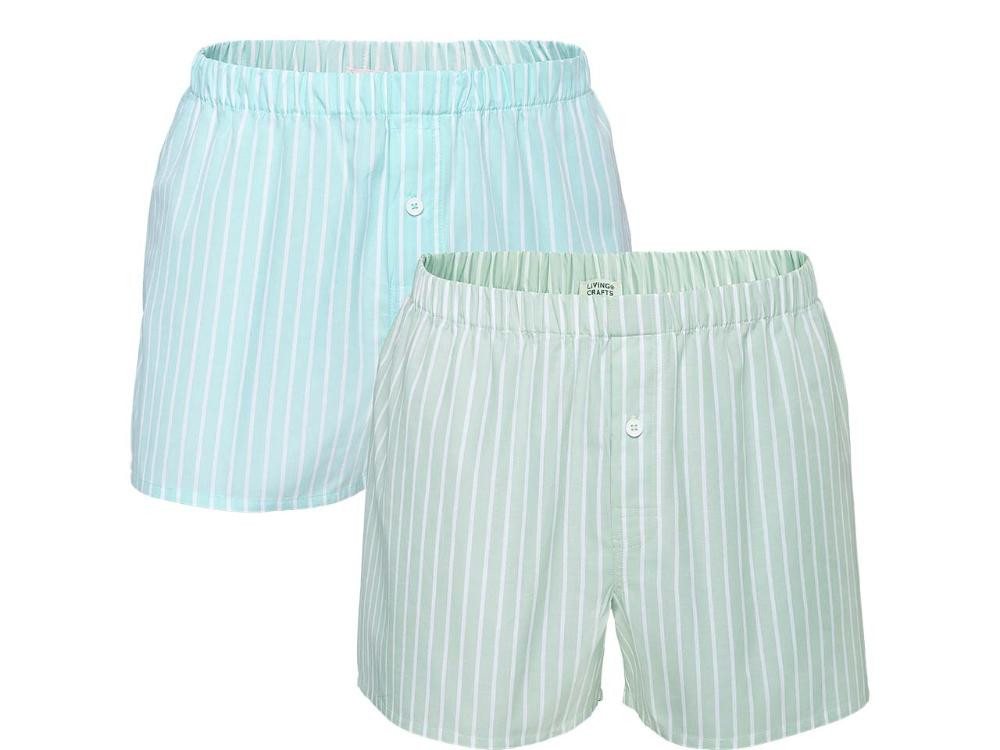 LIVING CRAFTS Boxershorts Living Crafts 2er-Pack Bio-Herren-Boxershorts 'Gre LIVING CRAFTS Boxershorts Living Crafts 2er-Pack Bio-Herren-Boxershorts 'Gre von LIVING CRAFTS