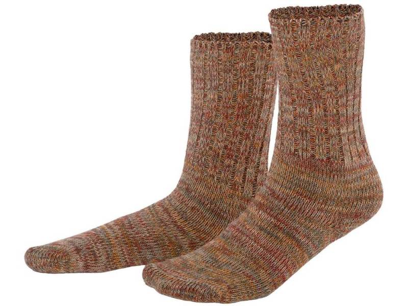LIVING CRAFTS Füßlinge Living Crafts Bio-Unisex-Stricksocken 'LOVIS' von LIVING CRAFTS