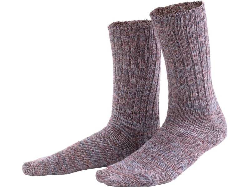 LIVING CRAFTS Füßlinge Living Crafts Bio-Unisex-Stricksocken 'LOVIS' von LIVING CRAFTS
