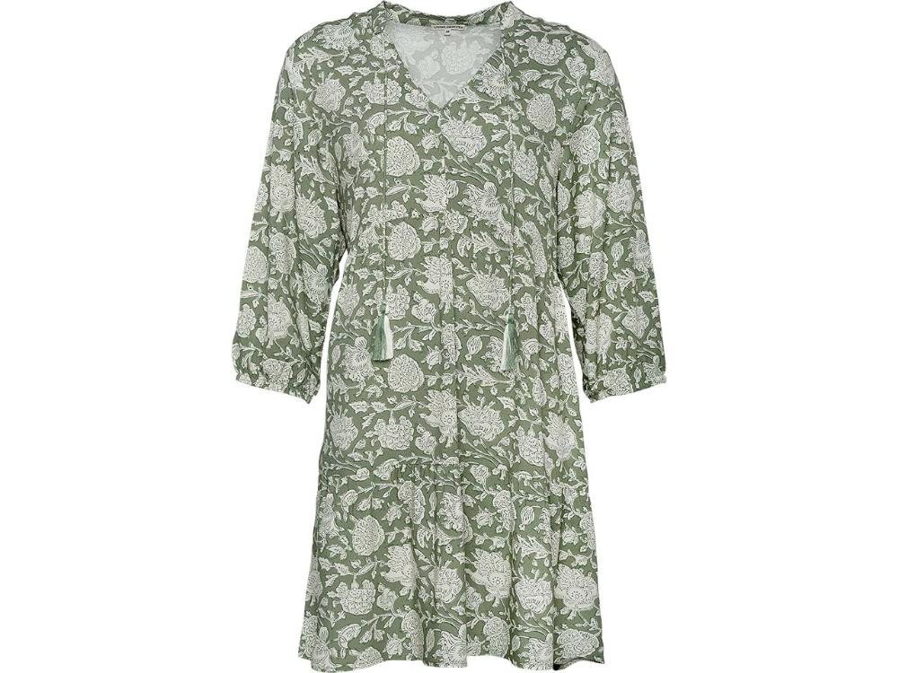 LIVING CRAFTS Jerseykleid Living Crafts Damen-Kleid 'THYMIANE' mit V-Ausschn von LIVING CRAFTS