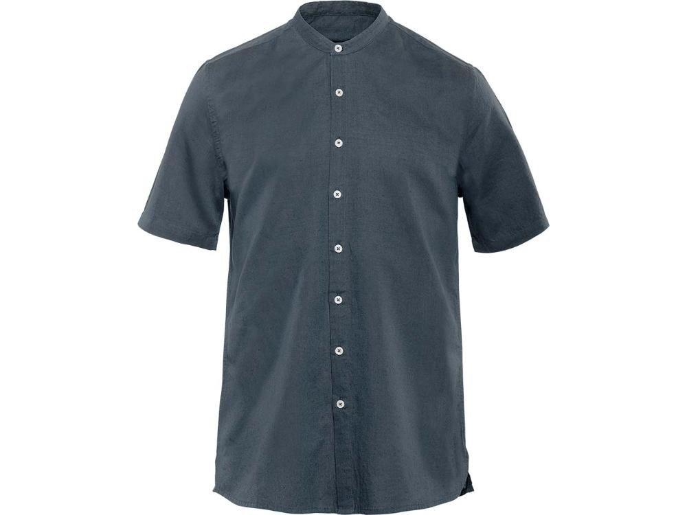 LIVING CRAFTS Kurzarmhemd Living Crafts Herren-Hemd 'RUBEN' mit Mandarin-Kra von LIVING CRAFTS