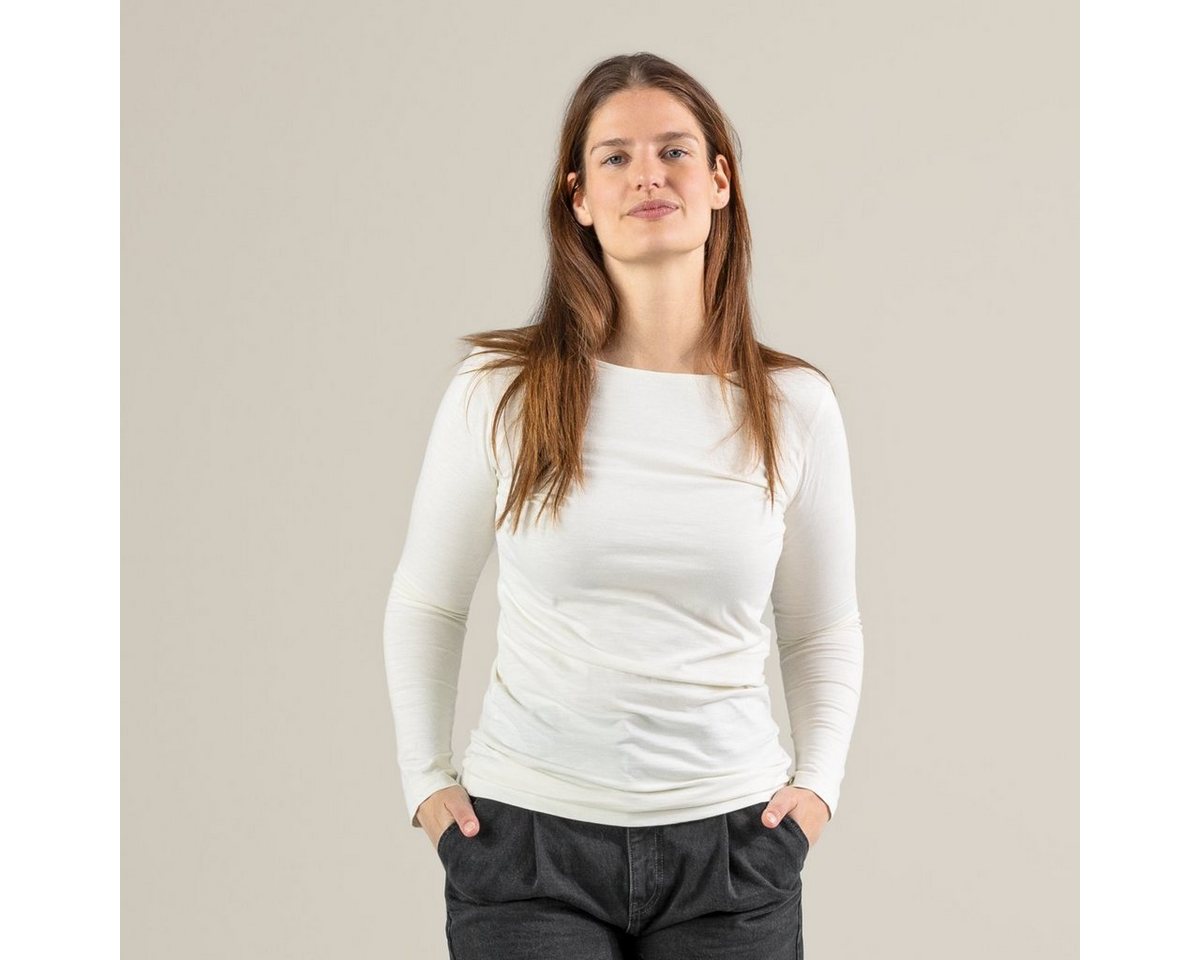 LIVING CRAFTS Langarmshirt HILLA GOTS zertifiziert von LIVING CRAFTS