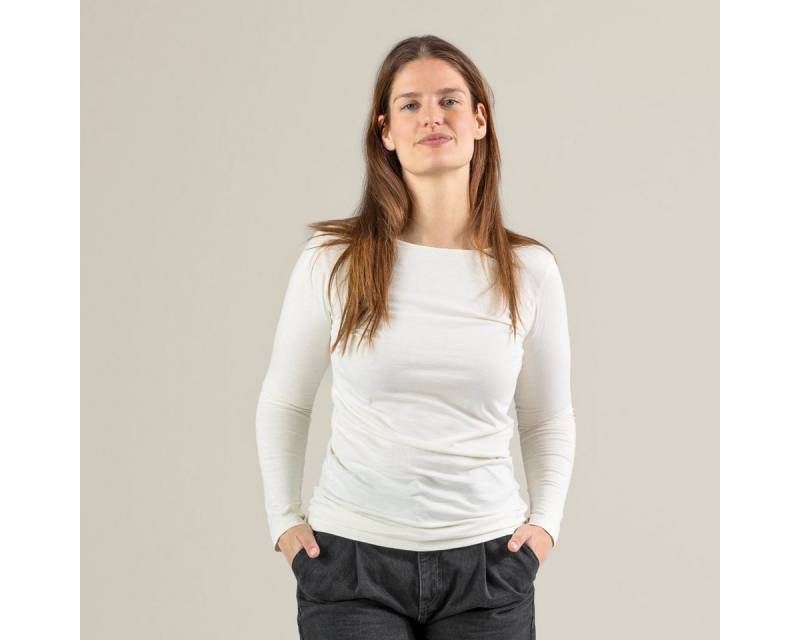 LIVING CRAFTS Langarmshirt HILLA GOTS zertifiziert von LIVING CRAFTS