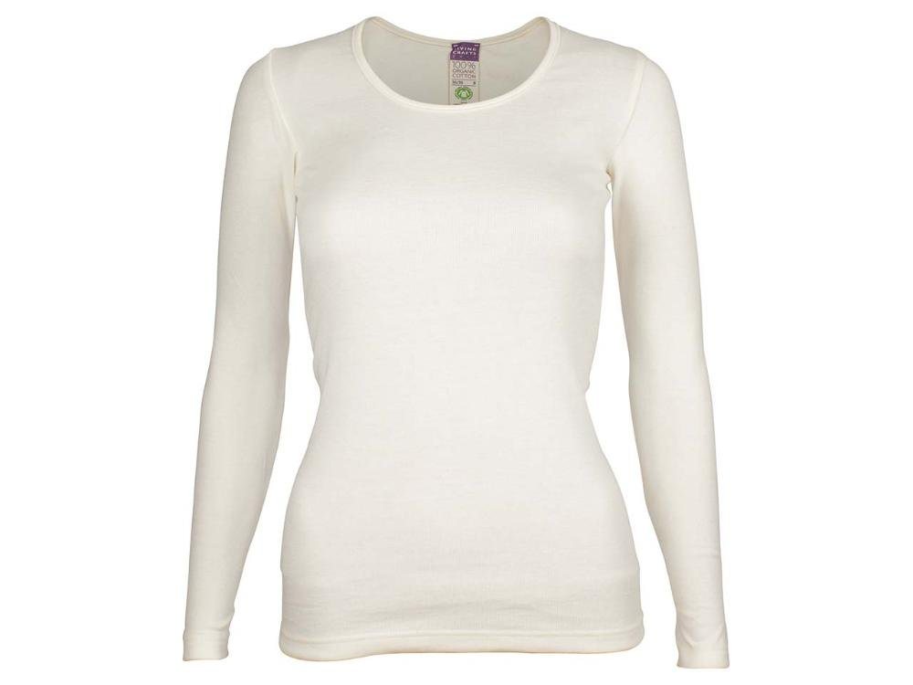 LIVING CRAFTS Langarmshirt Living Crafts Bio-Damen-Langarmshirt 'JOHANNA' von LIVING CRAFTS