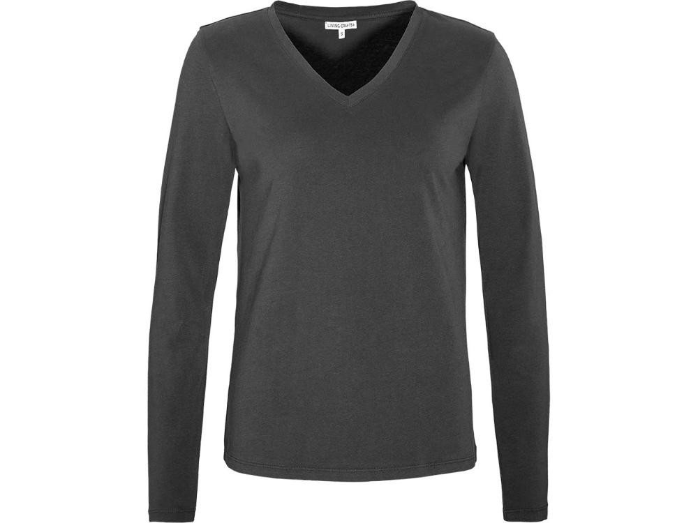 LIVING CRAFTS Langarmshirt Living Crafts Bio-Damen-Langarmshirt 'TARANA' mit von LIVING CRAFTS