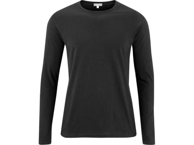 LIVING CRAFTS Langarmshirt Living Crafts Bio-Herren-Langarmshirt 'FRANK' mit von LIVING CRAFTS