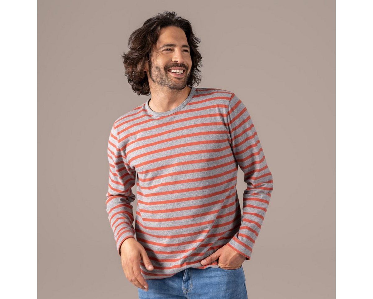 LIVING CRAFTS Langarmshirt PHILBERTO GOTS zertifiziert von LIVING CRAFTS