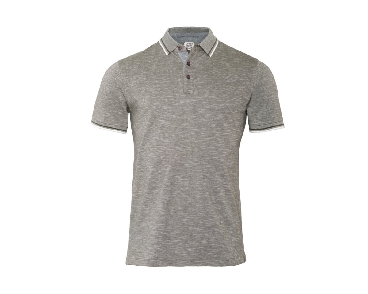 LIVING CRAFTS Poloshirt ROMAN GOTS zertifiziert LIVING CRAFTS Poloshirt ROMAN GOTS zertifiziert von LIVING CRAFTS