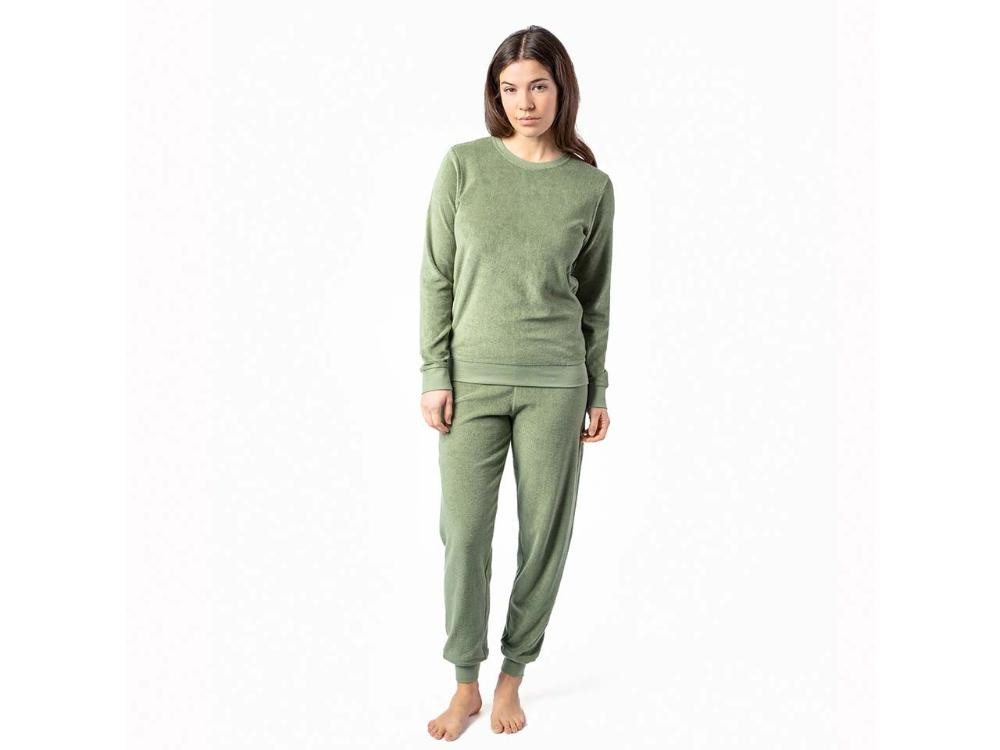 LIVING CRAFTS Pyjama Living Crafts Bio-Damen-Frottee-Schlafanzug 'BONNI LIVING CRAFTS Pyjama Living Crafts Bio-Damen-Frottee-Schlafanzug 'BONNI von LIVING CRAFTS