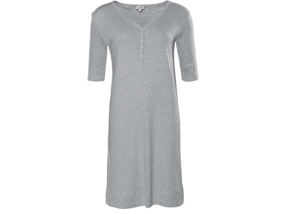 LIVING CRAFTS Pyjama Living Crafts Bio-Damen-Nachthemd 'RETIEBA' mit ku von LIVING CRAFTS