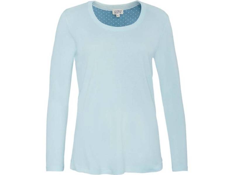 LIVING CRAFTS Pyjama Living Crafts Bio-Damen-Schlafshirt 'SALISA' von LIVING CRAFTS