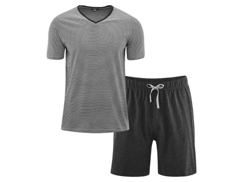 LIVING CRAFTS Pyjama Living Crafts Bio-Herren-Schlafanzug 'Carl' kurz von LIVING CRAFTS