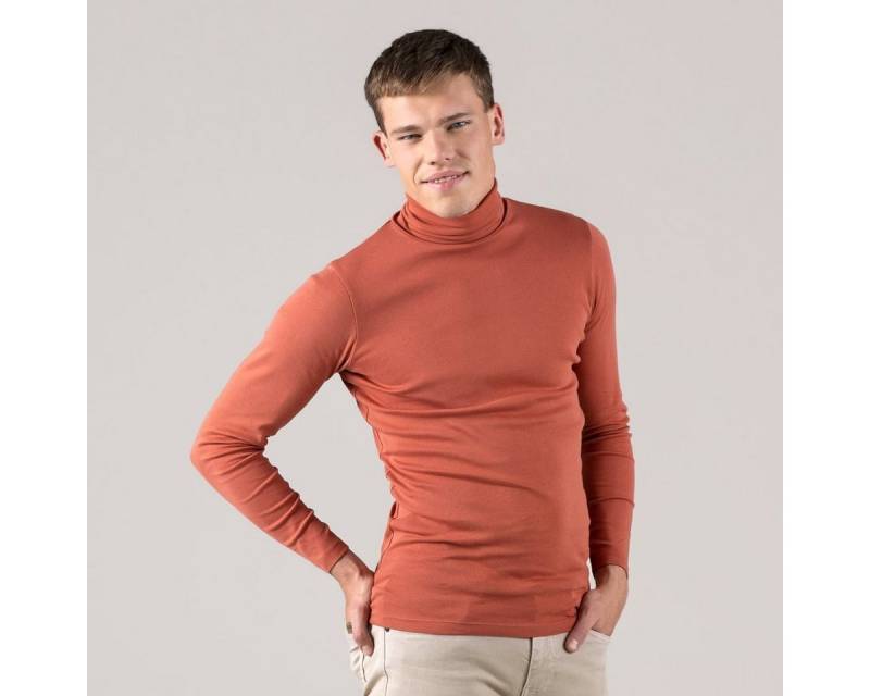 LIVING CRAFTS Rollkragenpullover HELGE GOTS zertifiziert von LIVING CRAFTS