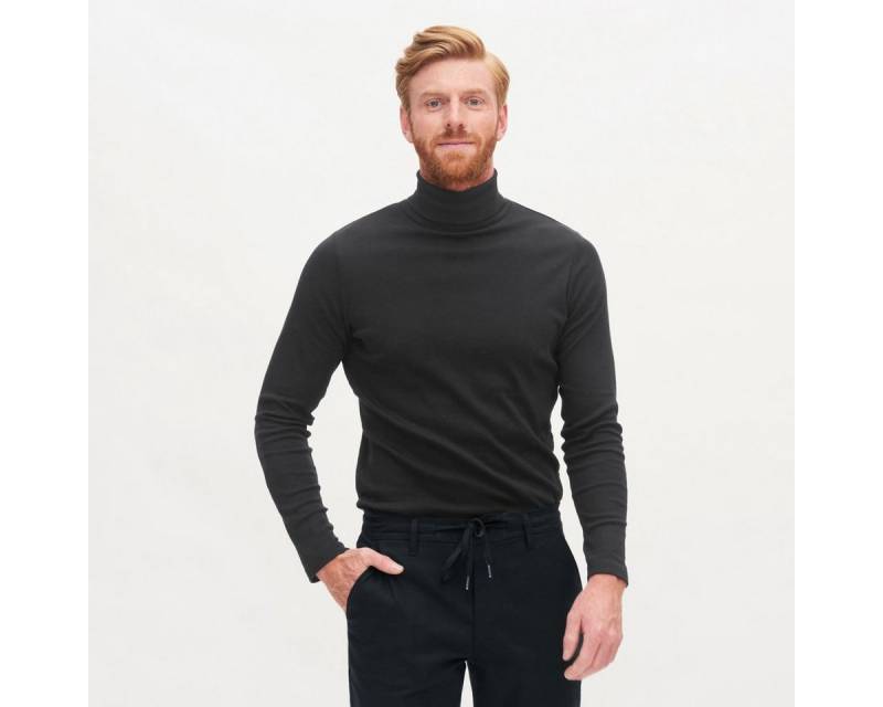LIVING CRAFTS Rollkragenpullover HELGE GOTS zertifiziert von LIVING CRAFTS
