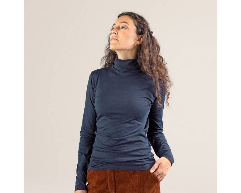 LIVING CRAFTS Rollkragenpullover NIA GOTS zertifiziert von LIVING CRAFTS