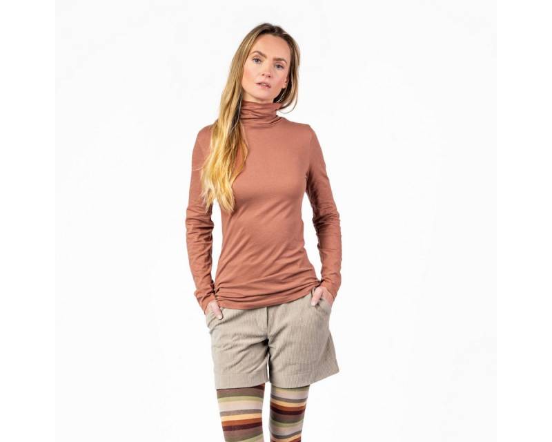 LIVING CRAFTS Rollkragenpullover NIA GOTS zertifiziert von LIVING CRAFTS