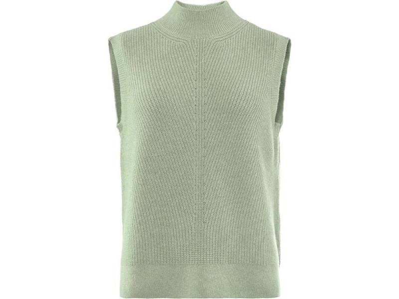 LIVING CRAFTS Rundhalspullover Living Crafts Bio-Damen-Pullunder 'Nira' mit Stehk von LIVING CRAFTS