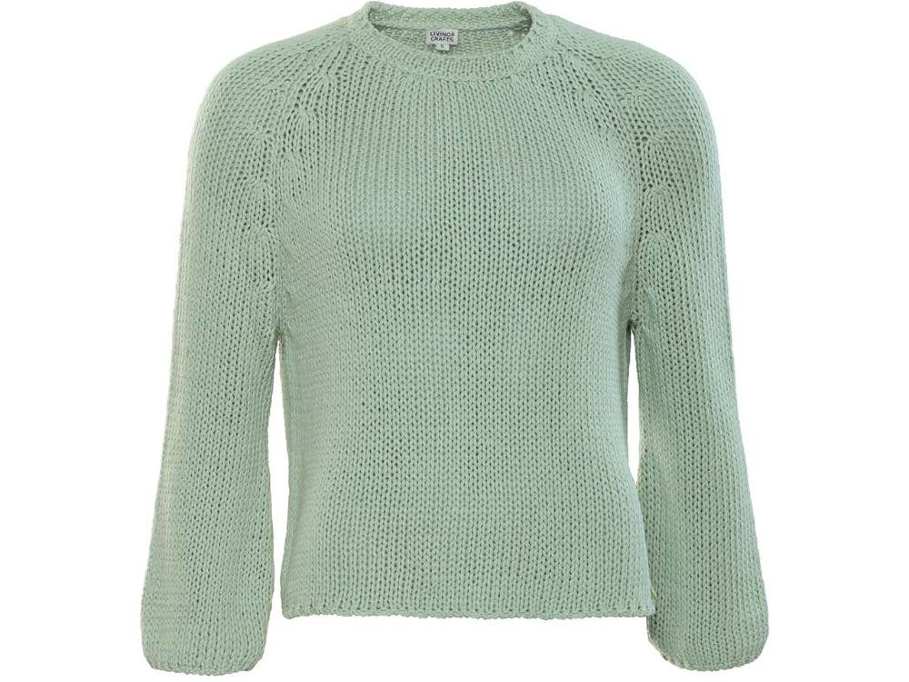 LIVING CRAFTS Rundhalspullover Living Crafts Bio-Damen-Strickpullover 'RICARDA' m LIVING CRAFTS Rundhalspullover Living Crafts Bio-Damen-Strickpullover 'RICARDA' m von LIVING CRAFTS