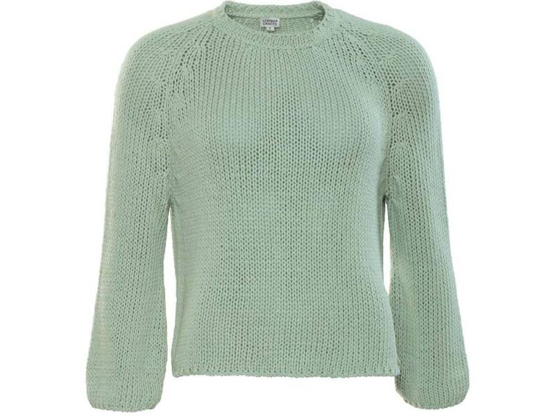 LIVING CRAFTS Rundhalspullover Living Crafts Bio-Damen-Strickpullover 'RICARDA' m von LIVING CRAFTS