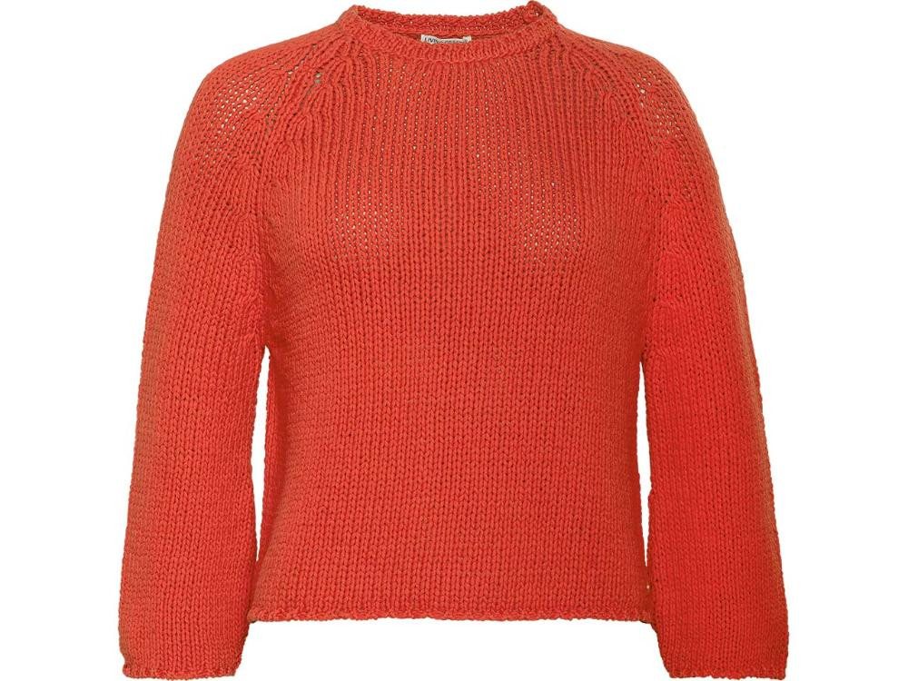 LIVING CRAFTS Rundhalspullover Living Crafts Bio-Damen-Strickpullover 'RICARDA' m LIVING CRAFTS Rundhalspullover Living Crafts Bio-Damen-Strickpullover 'RICARDA' m von LIVING CRAFTS