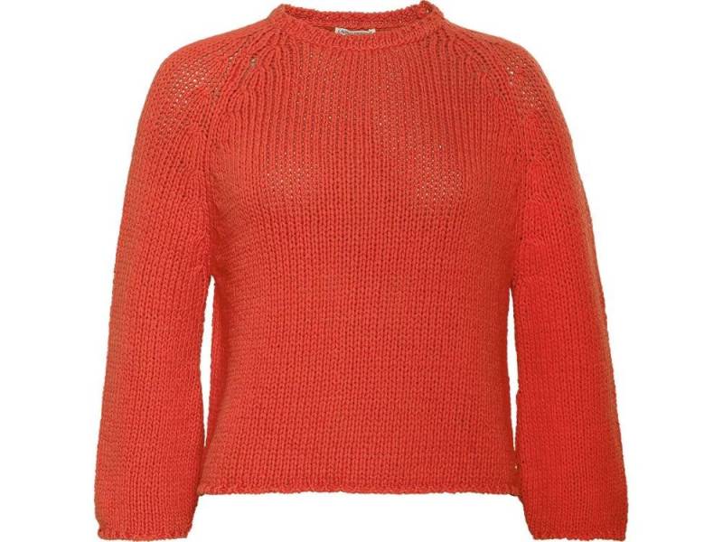 LIVING CRAFTS Rundhalspullover Living Crafts Bio-Damen-Strickpullover 'RICARDA' m von LIVING CRAFTS