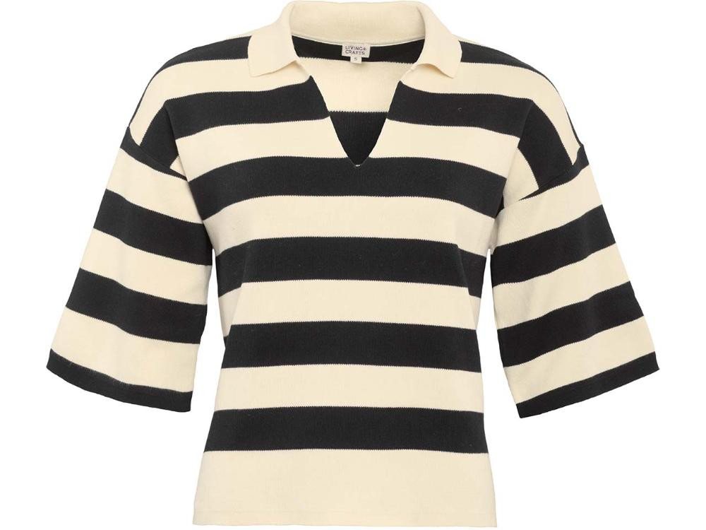 LIVING CRAFTS Rundhalspullover Living Crafts Bio-Damen-Strickpullover 'ROMY' mit LIVING CRAFTS Rundhalspullover Living Crafts Bio-Damen-Strickpullover 'ROMY' mit von LIVING CRAFTS