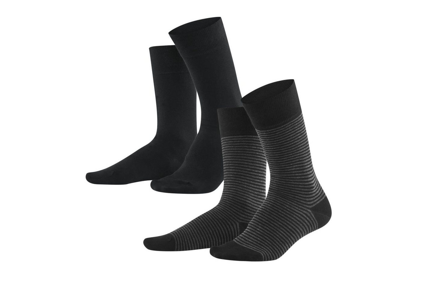 LIVING CRAFTS Socken ARNI Mittelhoher Schaft mit breiten Feinripp-Bündchen von LIVING CRAFTS