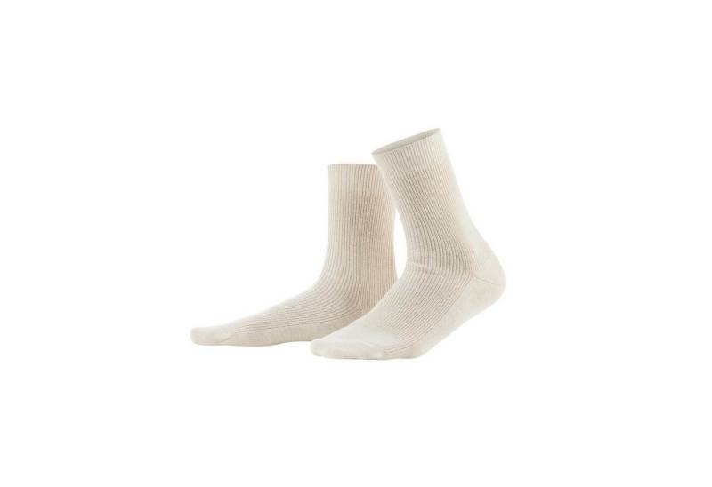 Socken DAVOS Oberseite und Schaft aus besonders elastischem Rippstrick von LIVING CRAFTS