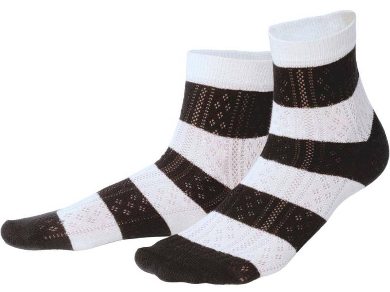 LIVING CRAFTS Socken Living Crafts Bio-Socken 'RONI' mit Ajourmuster von LIVING CRAFTS